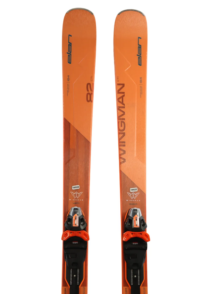 Used 2023 Elan Wingman 82 CTI Fusion Skis (184cm) w/ EMX 12.0 GW