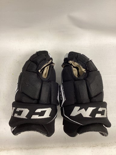 Used CCM JETSPEED FT4 Intermediate Gloves Black 12" 11851-S000034612