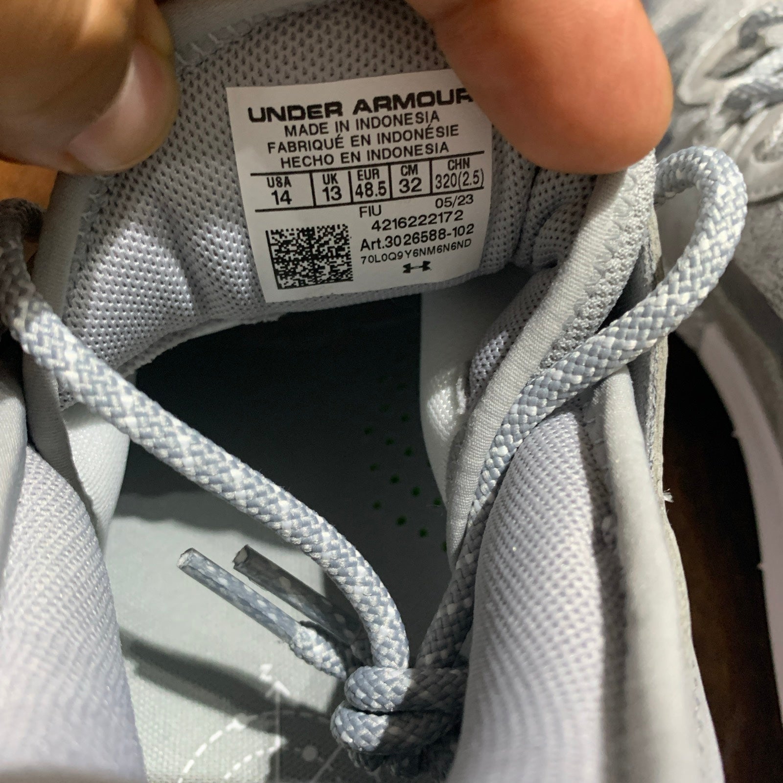 Under Armour Harper 8 Low ST Gray Metal Baseball Cleats 3026588-102 Mens Size 14 Harper 8 Low ST Men main image 4