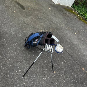 Used Kids Lefty Golf Clubs And Bag