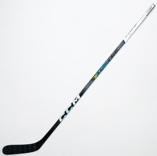 New Custom Silver CCM Jetspeed FT6 Pro Hockey Stick-RH-65 Flex (Intermediate)-P88-Grip