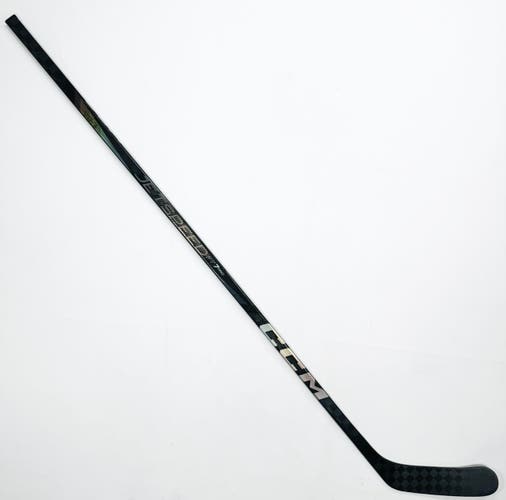 New Custom Black CCM Jetspeed FT7 Pro Hockey Stick-LH-80 Flex-P90M-Grip W/ Bubble Texture