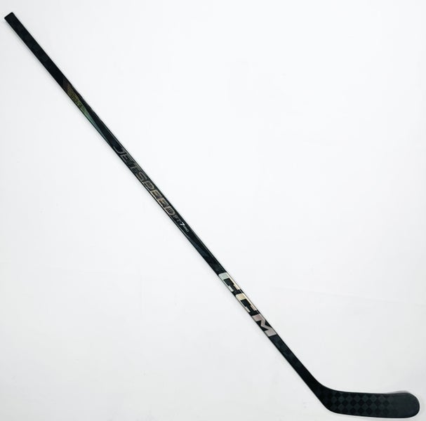New Custom Black CCM Jetspeed FT7 Pro Hockey Stick-LH-80 Flex-P90M-Grip W/ Bubble Texture