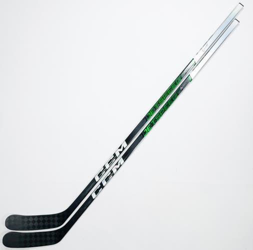 New 2 Pack Custom Green CCM Jetspeed FT6 Pro (Trigger 8 Pro Build) Hockey Stick-RH-P90M-75 Flex