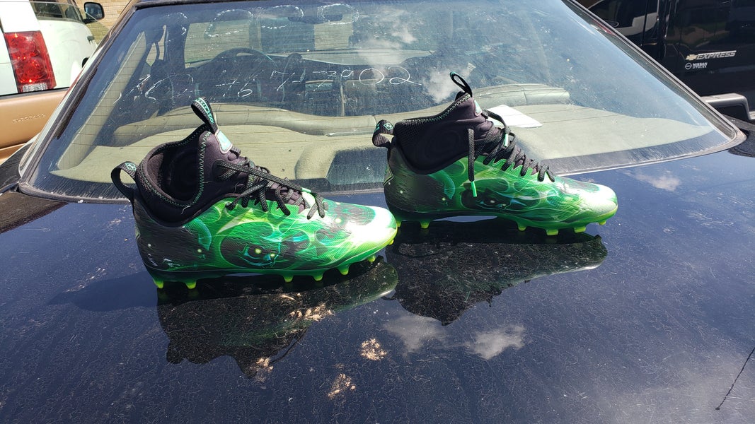 Men's Size M 9.0 (W 10.0) Under Armour UA Spotlight Lux MC LE 'Slime Green'  (New)