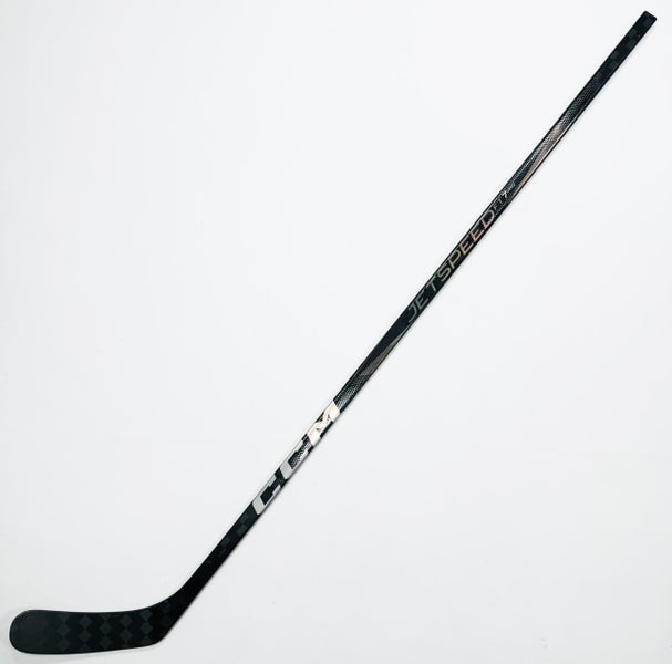 New Custom Black CCM Jetspeed FT7 Pro Hockey Stick-RH-75 Flex-ZEGRAS Pro Curve-Grip