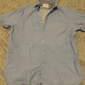 Cactus Man Ricky Singh Button Down Shirt Adult Large Short Sleeve