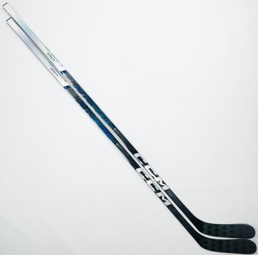 New 2 Pack Custom Blue CCM Jetspeed FT6 Pro Hockey Stick-LH-70 Flex-P88-Grip