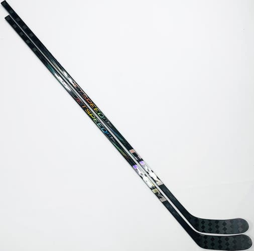 New 2 Pack Custom Black CCM Jetspeed FT7 Pro Hockey Stick-LH-85 Flex-P28M-Grip W/ Tactile Corner