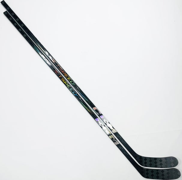 New 2 Pack Custom Black CCM Jetspeed FT7 Pro Hockey Stick-LH-85 Flex-P28M-Grip W/ Tactile Corner