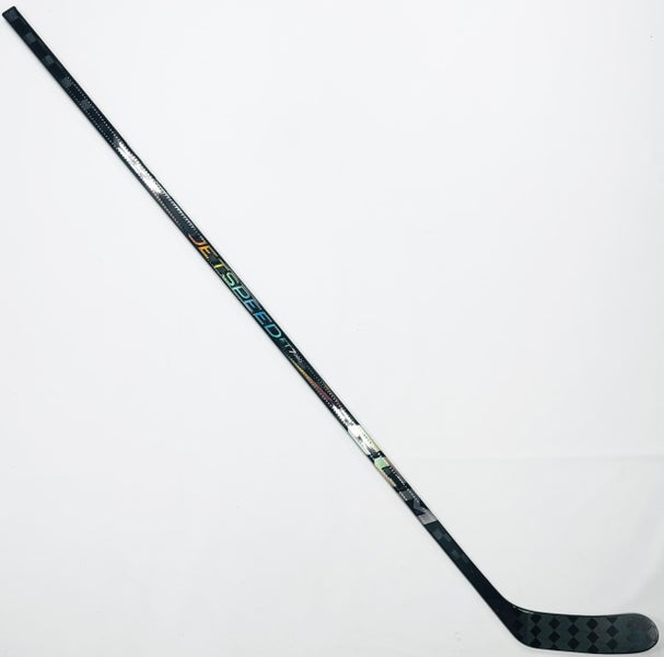 New Custom Black CCM Jetspeed FT7 Pro Hockey Stick-LH-85 Flex-P28M-Grip W/ Tactile Corner