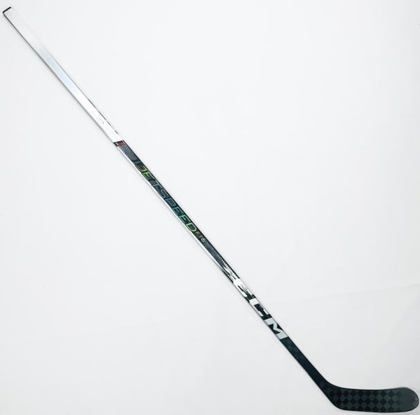 New Custom White CCM Jetspeed FT6 Pro Hockey Stick-LH-85 Flex-P28M-Grip W/ Corner Tactile