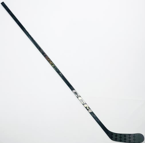 New Custom Black CCM Jetspeed FT7 Pro Hockey Stick-LH-85 Flex-P90M-Grip W/ Bubble Texture