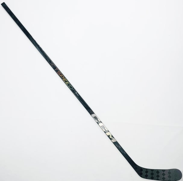 New Custom Black CCM Jetspeed FT7 Pro Hockey Stick-LH-85 Flex-P90M-Grip W/ Bubble Texture