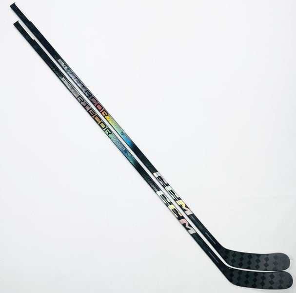 New 2 Pack Custom Silver CCM Ribcore Trigger 8 Pro Hockey Stick-LH-95 Flex-P90M