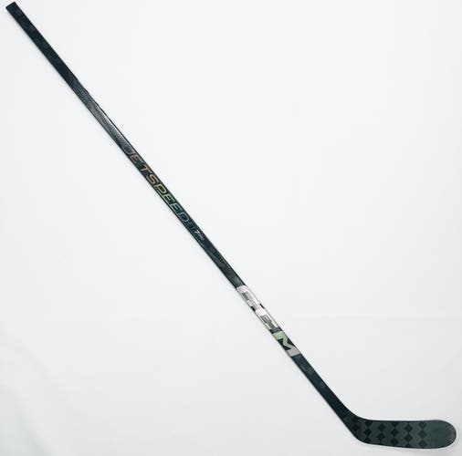 New Custom Black CCM Jetspeed FT7 Pro Hockey Stick-LH-85 Flex-ZEGRAS Pro Curve-Grip