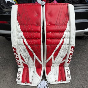 34”+1.5 CCM Eflex 4 Goalie Pads Pro Stock