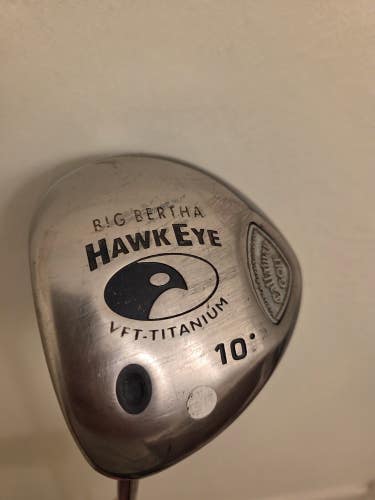 Vintage Callaway Big Bertha Hawk Eye VFT Titanium Driver 10 Regular Golf Club 6
