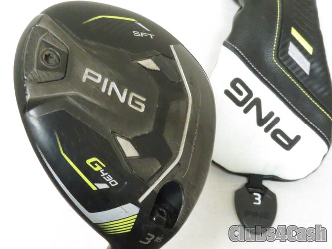 PING G430 SFT Fairway 16° 3 Wood Alta CB 65 Slate Stiff Flex +Cover