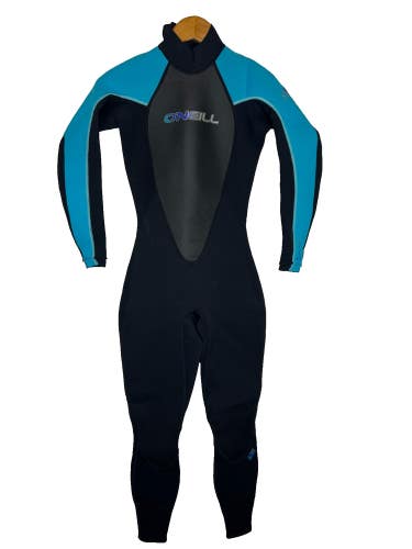 NEW O'Neill Womens Full Wetsuit Size 6 Reactor 3/2 Turq/Black