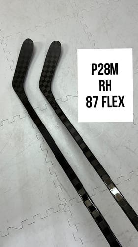 Senior(2x)Right P28M 87 Flex PROBLACKSTOCK Pro Black Out Unbranded Pro Stock Nexus Hockey Sticks