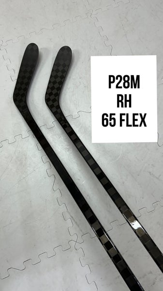 Senior(2x)Right P28M 65 Flex 66” PROBLACKSTOCK Unbranded BlackOut Pro Stock Nexus Hockey Sticks