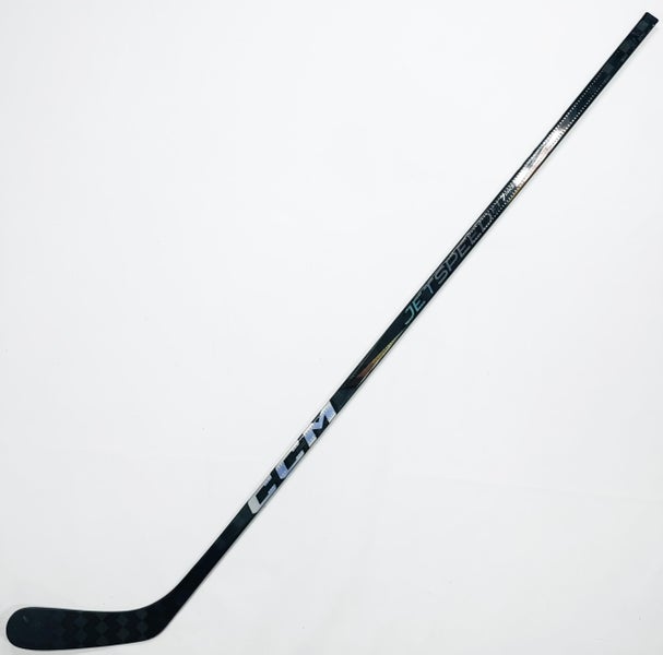 New Custom Black CCM Jetspeed FT7 Pro Hockey Stick-RH-85 Flex-P90-Grip W/ Tactile Corner