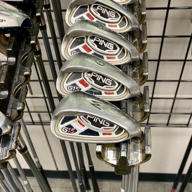 Used Ping G15 Black Dot Men's Right Iron Set 3i-pw Regular Flex Steel Shaft 11506-s000253390