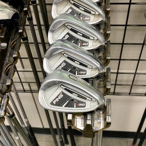 Used Ping I20 Purple Dot Men's Right Iron Set 3i-uw Regular Flex Steel Shaft 11506-s000253404