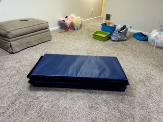(Used)Blu 4x8 x~2 in mats.