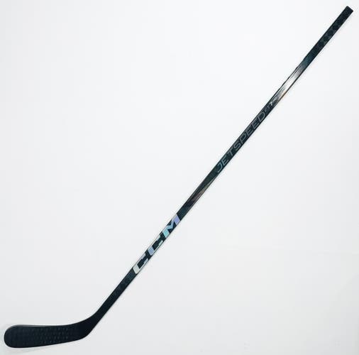 New Custom Black CCM Jetspeed FT7 Pro Hockey Stick-RH-85 Flex-P90-Grip W/ Bubble Texture