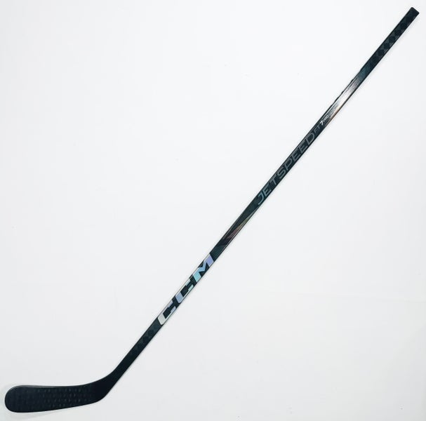 New Custom Black CCM Jetspeed FT7 Pro Hockey Stick-RH-85 Flex-P90-Grip W/ Bubble Texture