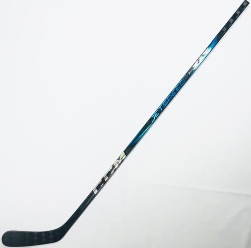 New Custom Blue CCM Jetspeed FT7 Pro Hockey Stick-RH-P90-75 Flex-Grip