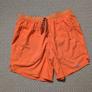 Orange Small Men's Nike Stride Running/Training Shorts (Used)