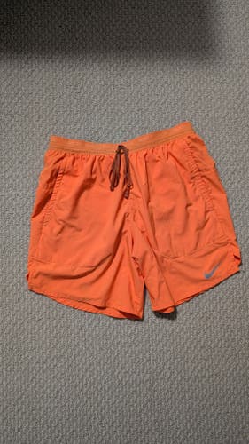 Orange Small Men's Nike Stride Running/Training Shorts (Used)