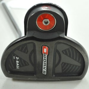 Odyssey O-Works 2-Ball Black 35" Putter Right Steel # 193132