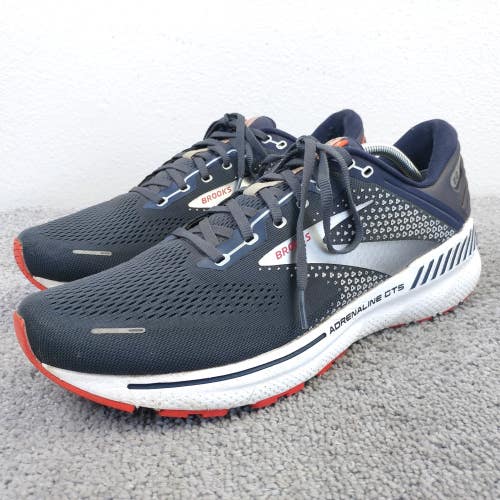 Brooks Adrenaline GTS 22 Mens Size 12.5 Running Shoes Athletic Low Top Gray