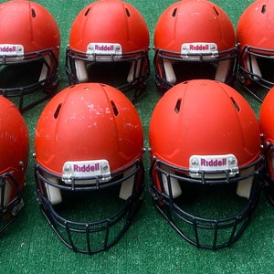 Bundle 8 Helmets Riddell Speed Football Adult 4M, 4Large