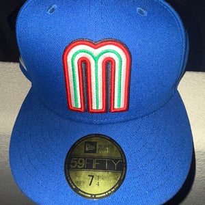Team Mexico World Baseball Classic 7 1/4 Team Hat Lightly Used