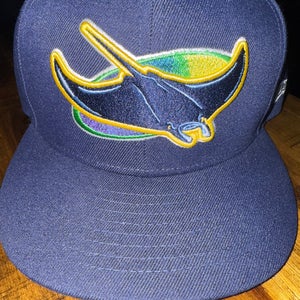 Tampa Bay Rays New Era Fitted Cap 7 1/8 Alternate Logo