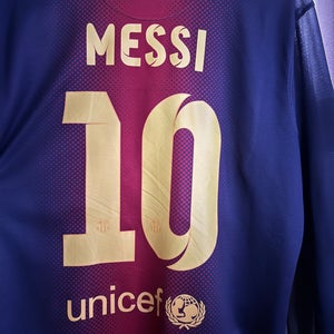Barcelona Jersey Messi 91goals In One Season