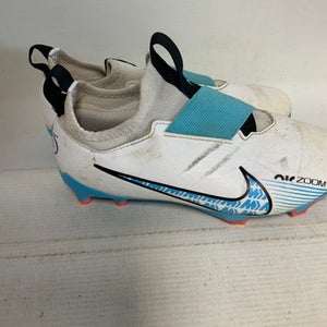 Used Nike AIR ZOOM Soccer Cleats White Junior 02 11823-S000032813