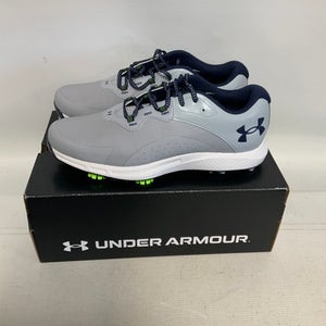 Used Under Armour CHARGED DRAW 2 Mens Golf Shoes Grey Senior 10.5 11823-S000032798