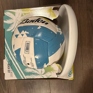Brand new volleyball and frisbee
