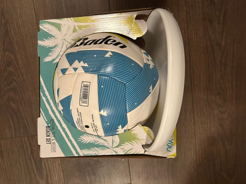 Brand new volleyball and frisbee