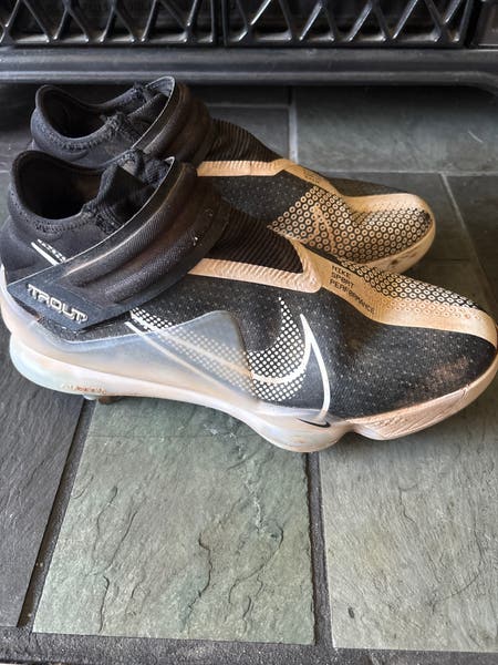Nike Force Zoom Trout 7 Black Dynamic Baseball Cleats CI3134  display picture 1