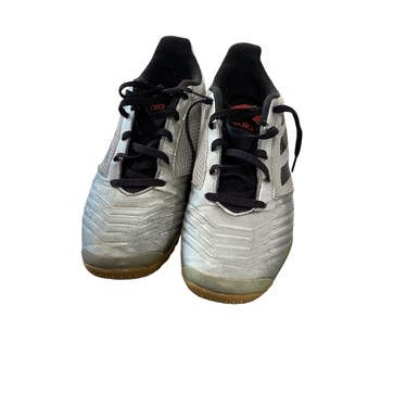 Used Adidas Soccer Indoor Shoes Grey Senior 10 11479-S000398525