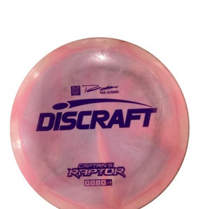 Used Discraft CAPTAINS RAPTOR Disc Golf Driver Pink 11884-S000048683