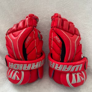 Red Warrior Evo Lacrosse Gloves Medium (Used)