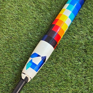 White 2023 DeMarini Prism+ Composite Bat (-10) Composite 22 oz 32" (Used)